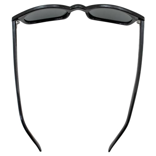 Pacific coast sunglasses Original X-KD's Biker Shades 20% Larger Black Frames Polarized Grey Lens4