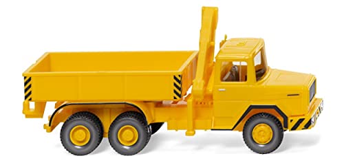 Modelo exclusivo MAGIRUS DEUTZ Portador 6x4 con grúa amarilla de alta fidelidad industrial