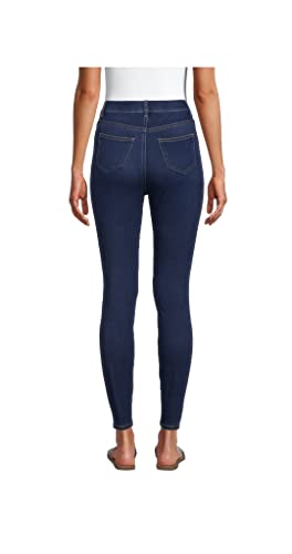 Time and Tru Women's Stretch Knit Jeggings (as1, Alpha, xx_l, Regular, Regular, Dark Denim)2