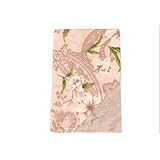 綿素材 ガーゼ肌カバー 140×190cm（シングルサイズ）肌ふとんカバー（ペイズリー：I-GH4931）（フラワー：I-GH4933）（リー：I-GH4935） (・フラワー：ピンク)