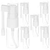 Cabilock 10 Stück Teiliges Mini Sprayflaschen Transparent mit Feinem Nebel Rocker Zerstäuber Nachfüllbar Kompakt und Praktisch für Reisen Büro Outdoor Geeignet für Parfüm Lotion Ätherische