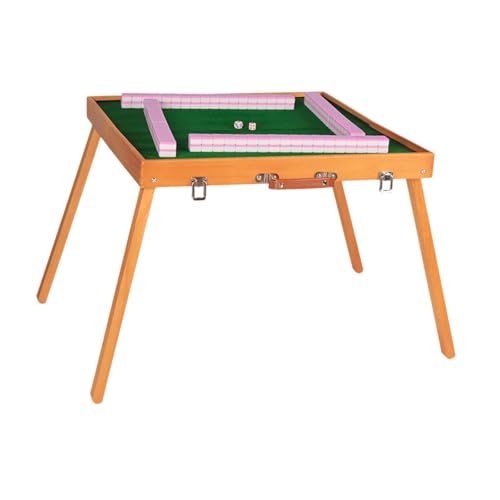 Colaxi Mahjong Tiles Set con mesa plegable y 144 piezas miniatura 7
