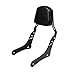 UOPLOM Bagaż motocyklowy Rack Sissy Bar Odpinany Pasek do Kawasaki Vulcan 650 S EN650 VN650 S650 EN65 0d Vulcan S 650 2015-2022 (Color : Without luggage rack)