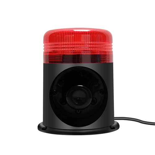 Alarme sonore et lumineuse stroboscopique pour sécurité industrielle avec klaxon 25W