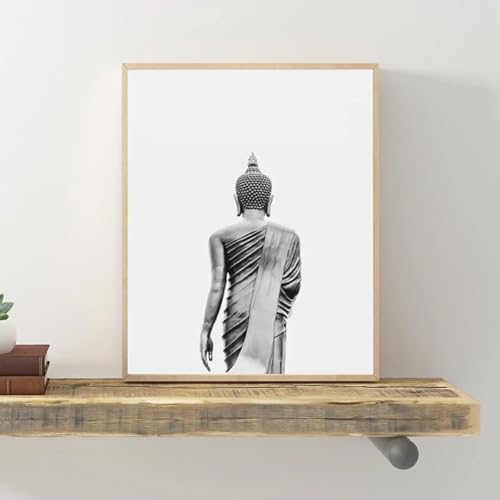 Affiche de yoga verticale Bouddha pour studio de méditation zen