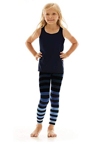 Ombre Signature Stripe Girls Activewear Leggings, Emmie/Kids Legging, Small