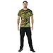 Rothco Camo T-Shirt – Rugged Short Sleeve Crew Neck Base Layer Tee Shirt, Woodland Camo, S