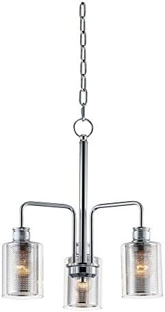 Maxim 11535CLPC Filigree Chandelier, 3-Light 180 Total Watts, Polished Chrome