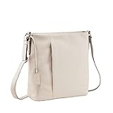 verstecktes, vertikales Reißverschlussfach vorne sowie ein Reißverschlussfach hinten