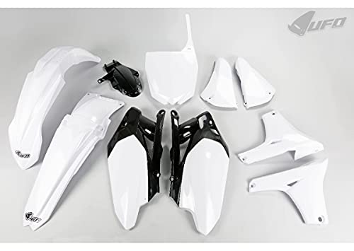 Kit plastique UFO PLAST blanc Yamaha YZF 450 2010 pour circuit moto cross