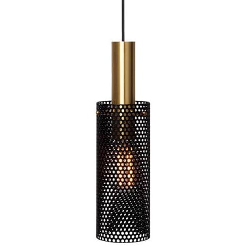 Lampe suspendue au plafond industrielle CMBSSTFC E27 pour décoration de salon et balcon