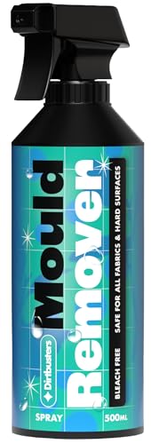 Dirtbusters Mould Remover Spray 500ml Fabric & Upholstery Black Mould Remover Sofa Carpet Leather Wall & Bathroom Mildew Cleaner for Tiles & Grout