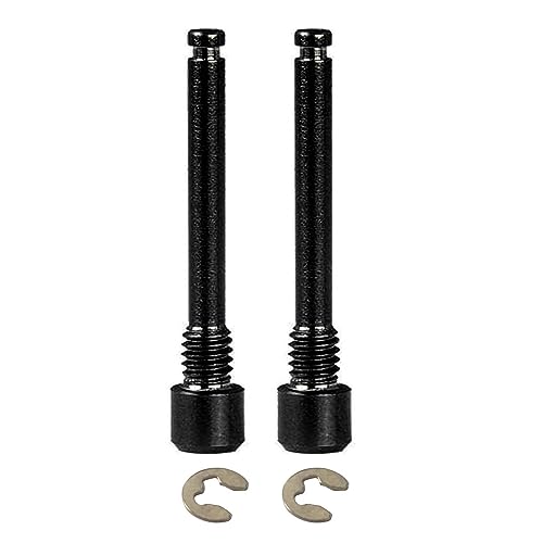 Premium Titanium Bike Disc Brake Bolts Set, Black