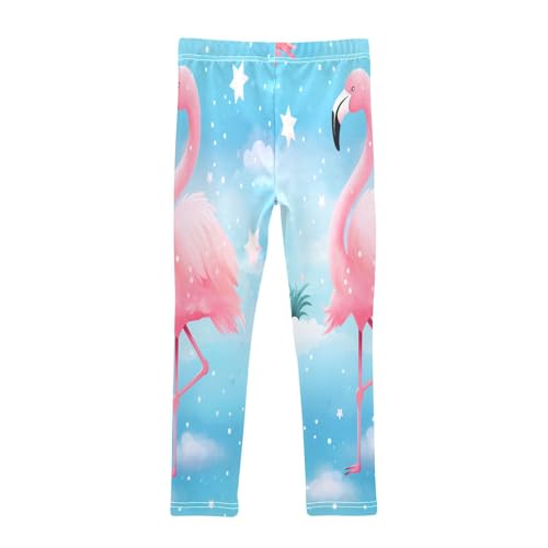 Toddler Girls Leggings Printed Yoga Pants Leggings Cloud Flamingos for Kids2