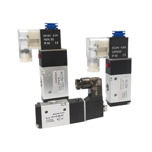 Válvula solenoide de control neumático 3V310-10-NO de 2 posiciones y AC220V 2