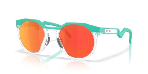 Image of Oakley Sunglasses for Men - OO9242 HSTN High-Bridge, Round Sunglasses PRIZM Lenses