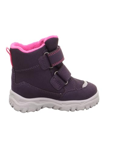 Superfit Mädchen Husky1 Warm Gefütterte Schneestiefel, Lila Pink 8500, 27 EU