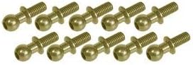 7075 Aluminum 4.8MM Ball Stud L=6 (10 pcs) - Teflon Coated / 3Racing / 3RAC-BS4806/TE