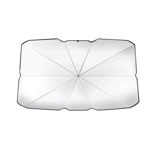 Accessoires de protection de vitre avant avec pare-soleil pliable thermo-réfléchissant
