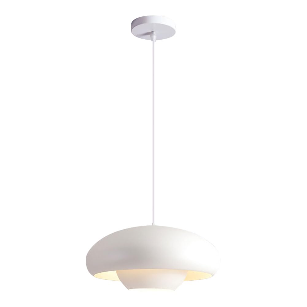 ZGDHWCR Flush Mount Personality Pendant Lamp, Nordic Industrial Style Hanging Light, E26 Light Source Single Head Chandelier, Living Room Bedroom Balcony Decoration Light Fixtures