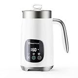 Maestri House Milk Frother, Variable Temp and Froth Thickness DualFro 400 Milk Frother and Steamer, 14.1OZ/400ML Smart Touch Control Foam Maker, Memory Function for Latte, Warm Milk, Hot Chocolate