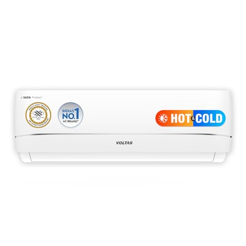 Image of Voltas 1.5 ton, 3 Star, Hot & Cold Inverter Split AC (Copper, 4-in-1 Adjustable Mode, Anti Fungi Technology, SAC 183VH Vectra Zenith Silver)