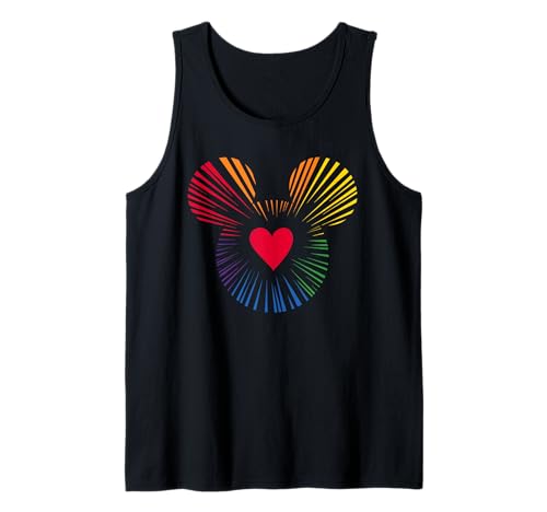 Débardeur Mickey Mouse arc-en-ciel en coton doux style Disney