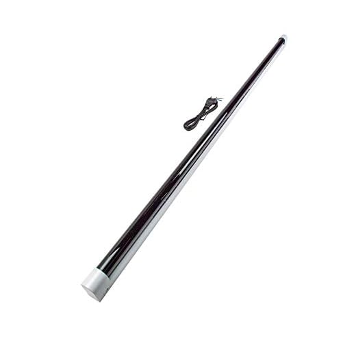 PSYWORK Schwarzlicht Komplettset Eco 120cm 36W mit weißer Fassung