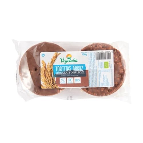 TORTITAS DE ARROZ chocolate con leche 100g BIO