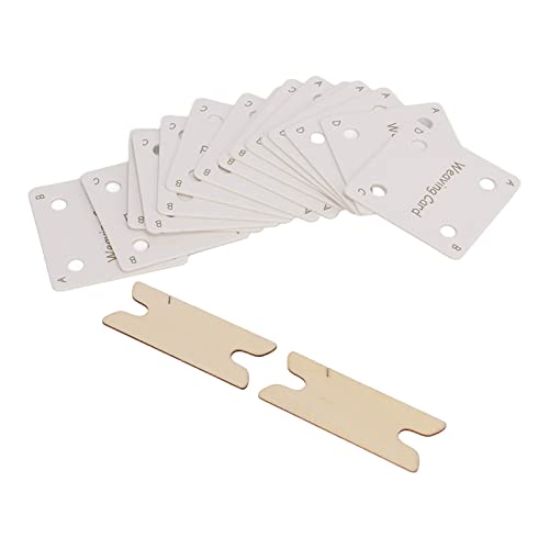 Tablet Weaving Card, Weaving Cards, Handmade Weaving Card, Flexible Safe Sturdy Paper Loom Card for Craft Weaving Lovers - Image 2
