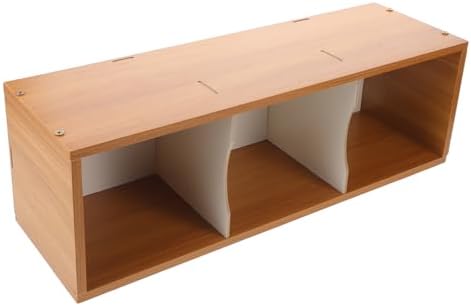 TOYZFRIENDY Ahşap CD Kulesi Saklama Rafı Büyük Kapasiteli Dvd ve Plak Düzenleyici Ev Ofis Amaçlı Medya Depolama Ünitesi - Görsel 1