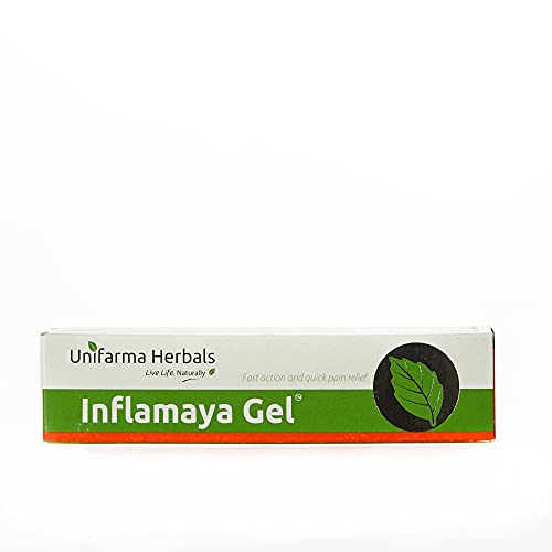 Unifarma Herbals- Inflamaya gel, contro il dolore articolare e muscolare provato effetto anti-infiammatorio