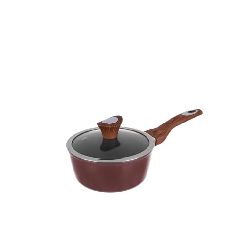 Casseruola 16 cm marrone Kolors con coperchio