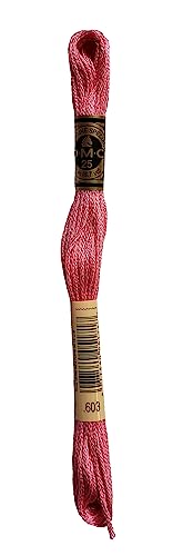 Image of DMC 6-Strand Embroidery Cotton 8.7yd Bundle - Cranberry Color Family - 6 Skeins of Thread
