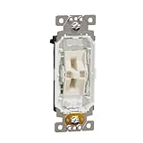 Square D X Series Wall Switch, Single-Pole Module, Matte White (SQR14101XX)