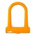 ULAC BROOKLYN シリコンカバー自転車用U字ロック UL-SU3-01 76mm×128mm オレンジ