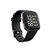 Fitbit Versa 2 Health & Fitness Smartwatch with Heart Rate, Music, Alexa Built-in, Sleep & Swim Tracking, Black/Carbon, One Size (S & L Bands Included) (Renewed)