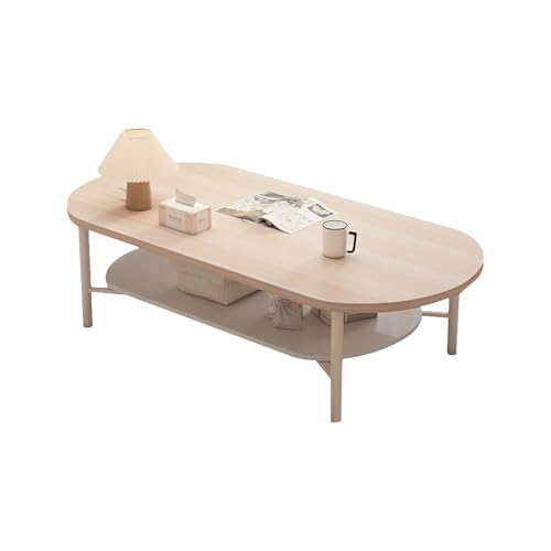 ローテーブル 収納付き 幅80×奥行40×高さ42cm リビングテーブル センターテーブル ミニテーブル 収納棚付き 組立簡単 省スペース 一人暮らし