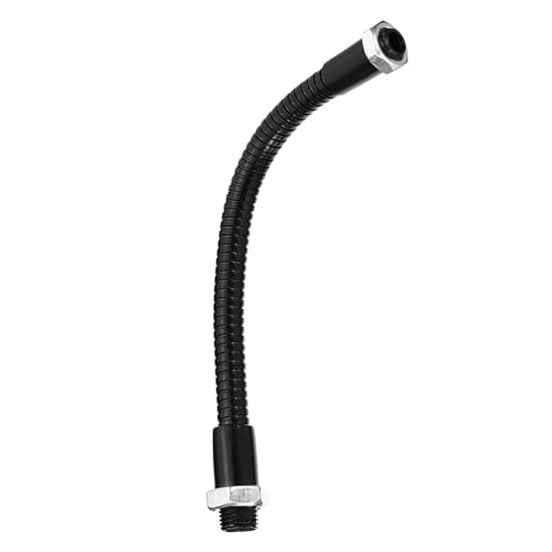 PATIKIL Manguera universal de cuello de cisne de 5.9 pulgadas, 1 pieza M10 a M8 de rosca fina, manguera de metal flexible, brazo flexible, extensión de tubo suave para lámpara, equipo de bricolaje,