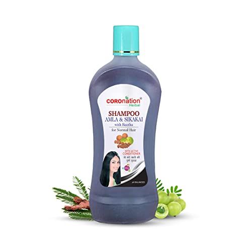 Image of COROnation Herbal Amla Sikakai Shampoo (500 ml)