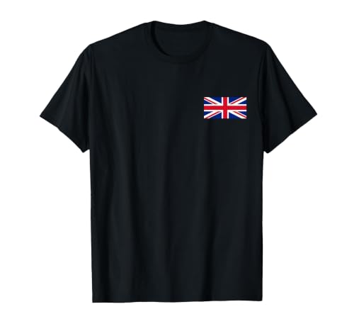 United Kingdom Flag British Union Jack UK Flags Men Women T-Shirt, Men, Black, 3X-Large