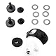 CANJPTON Reibbeläge Vorne Hinten Stoßfeste Stabilisatorseiten Pads Kompatibel mit Alko Aks 2004 3004 3504 Reibungspad Kits 1220755 691418