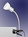 Trango 2989-016 Lampe à pince LED *EASY* lampe de table avec 1x lampe de lecture à ampoule LED GU10 3000K blanc chaud lampe à pince avec verre blanc abat-jour, spot à pince, veilleuse, lampe de bureau