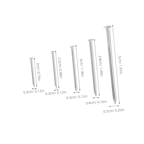 Image of Generic 1set Versatile Hardware Nails for Wall Mounting Picture Hanging Kit for Frames Decor and Boards Convenient Storage Tool Box Included