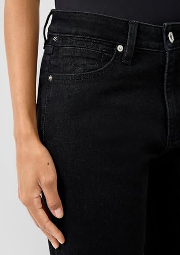 Jean Reena noir évasé jambes larges coupe flare stretch confortable taille 34