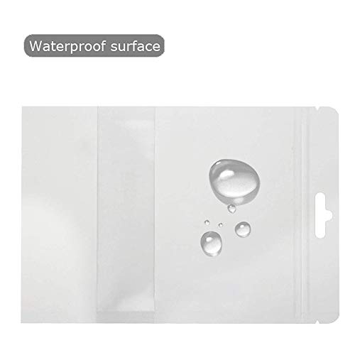 Stand Up Pouch Bags, 100 Pack Kraft Pouch with Tear Notch and Matte Window, Heat Sealable Zip Lock Food Storage Bag (5.5Wx7.8L, 100) - Thumbnail 2