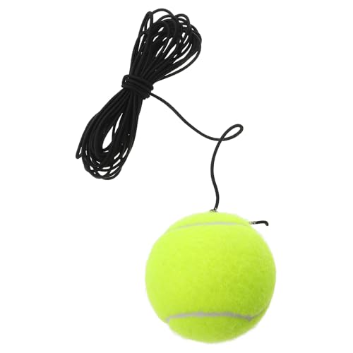 DECHOUS Base de Tenis Portátil con Cuerda Elástica para Entrenamiento Individual, Equipo Compacto para Principiantes, Pelota Ligera para Práctica y Mejora de Coordinación en Tenis