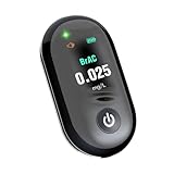UTHCLO Detektoren erste Schlüsselbund Breathlizer-Tester Atemanalysator BAC -Tester Atemanalyse elektronisch Schwarz