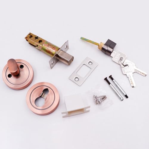 Serrure cachée rétractable pour porte intérieure avec verrouillage à clé - 4