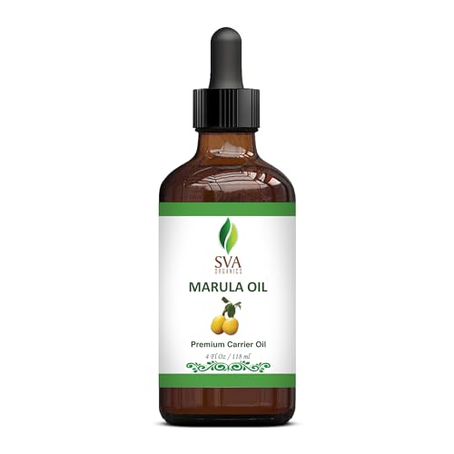 SVA ORGANICS Marula Oil 4oz (118ml) Premium Carrier Oil With Dropper For Skin Care, Face massage, Hair Care, Hair Oiling, Scalp Massage & Body Massage - Image 4